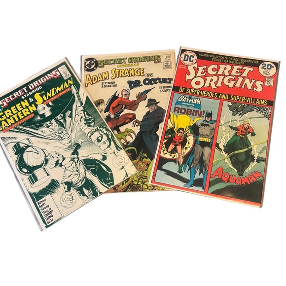 D.C. Comics Collection of 3 Vintage Secret Origins Comic Books - Picture 6 of 6